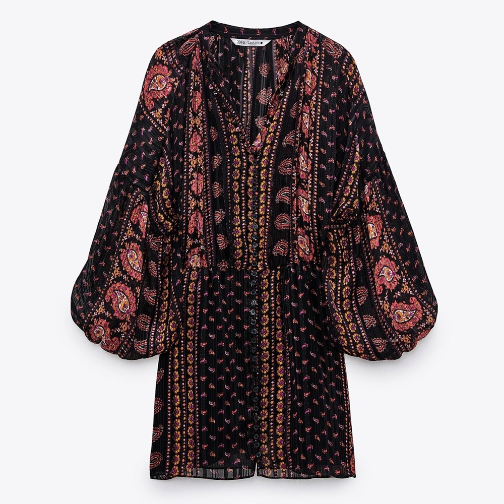 PRINT DRESS - Picture 3 of 5
